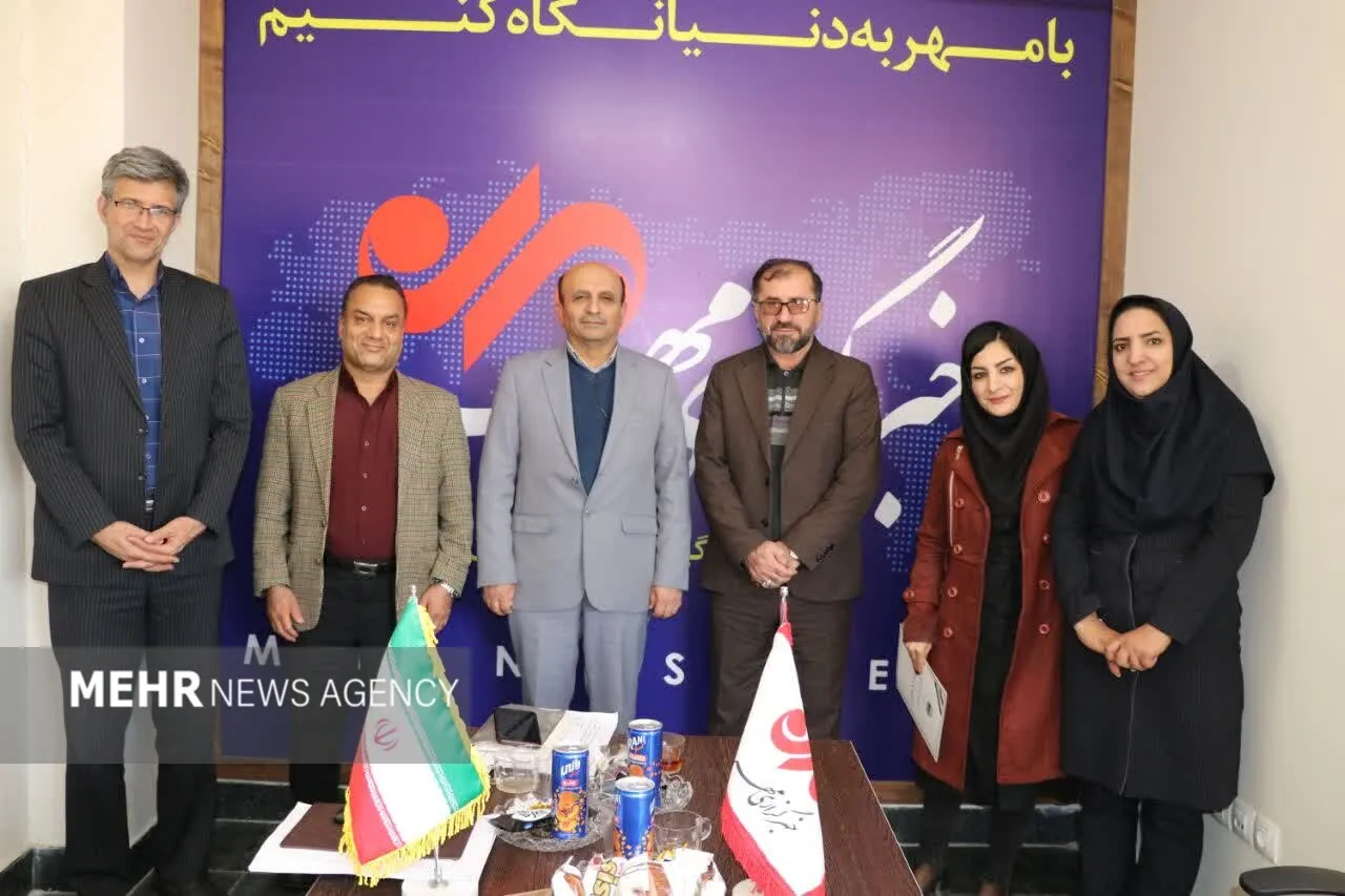 مدیرکل منابع طبیعی اصفهان از خبرگزاری مهر بازدید کرد